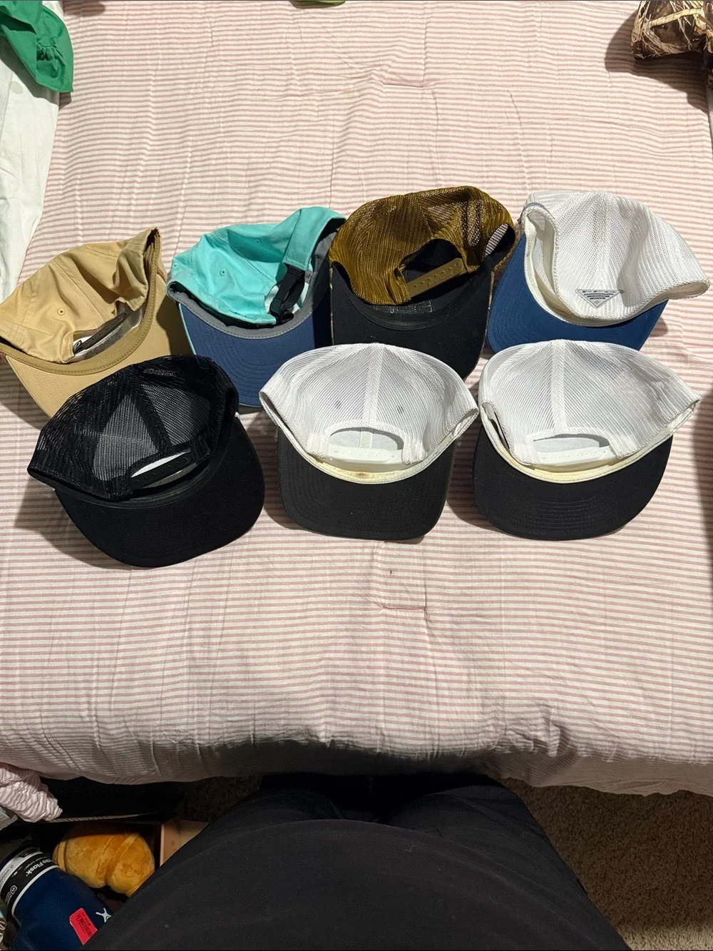 Men's Gray and Black Trucker Cap - Unbranded